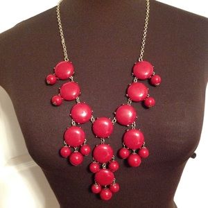Red Bubble Necklace